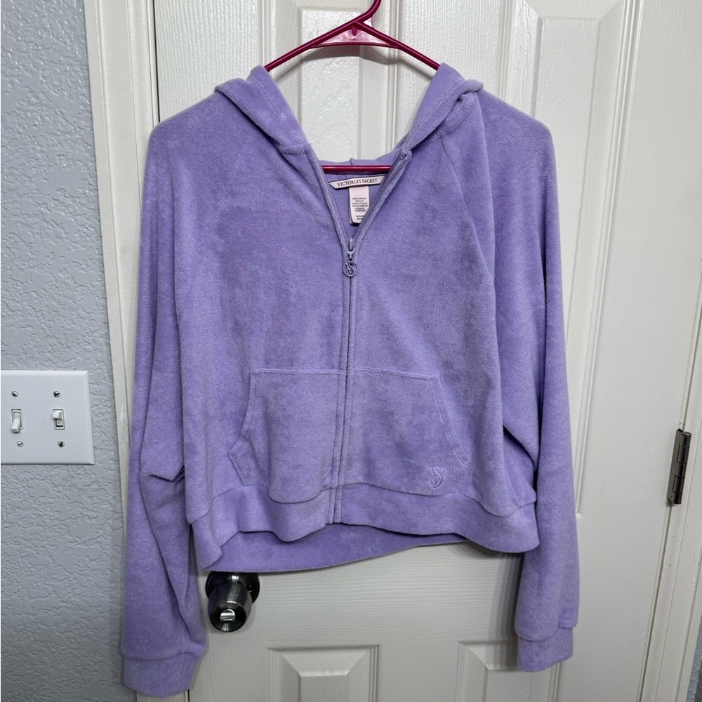 Victoria's Secret Lavender Zip-Up Jacket